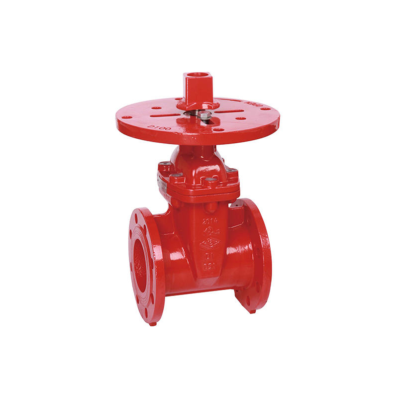 Flanged Resilient NRS Gate Valve with Post Flange (Z45XC-2)